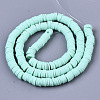 Handmade Polymer Clay Bead Strands X-CLAY-S094-6mm-A03-2