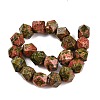 Natural Unakite Beads Strands G-T138-42-2