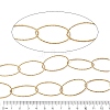 304 Stainless Steel Oval Link Chains CHS-C018-01A-G-2