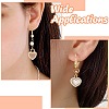18Pcs 9 Styles Brass Micro Pave Clear Cubic Zirconia Earring Hooks ZIRC-CJ0001-29-7