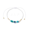 Glass Seed Beads Braided Bead Bracelets BJEW-MZ00211-02-2
