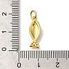 Brass Cubic Zirconia Pendants KK-M295-14G-01-3