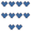 10Pcs Hotfix Glass Rhinestone DIY-WR0004-87B-1