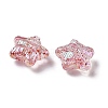 UV Plating Transparent Acrylic Beads OACR-G051-01F-2