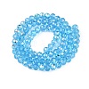 Electroplate Glass Beads Strands EGLA-A044-T6mm-L08-3