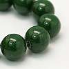 Natural Mashan Jade Round Beads Strands X-G-D263-12mm-XS13-1