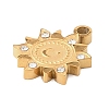 304 Stainless Steel Rhinestone Pendants RB-CBAB4B7-01B-G-2
