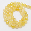 Natural Agate Beads Strands G-G580-4mm-07-2