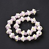 Mushroom Handmade Lampwork Beads Strands X1-LAMP-G150-03A-02-4