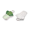 Alloy Enamel Pendants ENAM-Q003-12P-2