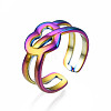 Open Heart Cuff Rings RJEW-N038-020-4