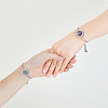 2Sets 2 Styles 316 Surgical Stainless Steel Rhinestone Diffuser Locket Slider Bracelets BJEW-FI0001-84A-3