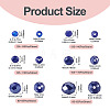 6 Strands 6 Styles Electroplate Glass Beads Strands EGLA-TADJ0001-02C-2