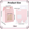 Rectangle Paper Gift Boxes with Clear Window CON-WH20003-02B-2