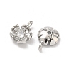 Brass Micro Pave Cubic Zirconia Pendants KK-L260-07P-2