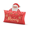 Christmas Theme Paper Pillow Gift Boxes X-CON-B012-02-1