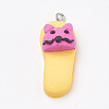 Handmade Polymer Clay Pendants LS-CLAY-T012-27-1