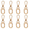 Alloy Swivel Clasps FIND-SP0003-22G-1
