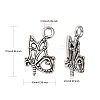 Tibetan Style Alloy Pendants TIBEP-A100603-S-LF-2