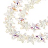 Electroplate Transparent Glass Beads Strands EGLA-Q136-01A-03-3