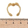 304 Stainless Steel Micro Pave Cubic Zirconia Cuff Open Rings CU-CBA3A85-02G-3