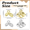 16Pcs 4 Styles Rack Plating Alloy Pendants FIND-LP0005-54-2
