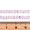 Transparent Glass Beads Strands EGLA-N016-3mm-04-4
