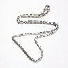 316 Surgical Stainless Steel Venetian Chains Necklaces NJEW-JN01293-02-1