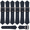 8 Sets PU Leather Sew on Toggle Buckles AJEW-HS0001-54C-1