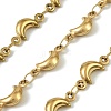 304 Stainless Steel Moon Link Chains CHS-A017-02A-G-1