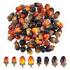 70Pcs 4 Styles Acorn Foam Artificial Fruit Model DJEW-DR0001-12-1