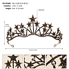 Alloy Rhinestone Hair Bands  for Woman Girls PW-WGA69DD-13-1