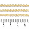 Heated Natural Citrine Beads Strands X-G-Z074-A03-01-5