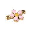 304 Stainless Steel Enamel Connector Charms STAS-G387-01G-3