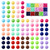 300Pcs 15 Colors Opaque Acrylic Beads SACR-TA0001-13-1