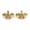 Rack Plating Brass Pave Cubic Zirconia Slide Charms KK-TAC0016-04G-02-1