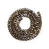 Electroplate Glass Beads Strands EGLA-A034-T10mm-A09-3