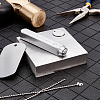 Iron Metal Stamps AJEW-BC0001-60-007-4