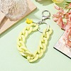 Acrylic Curb Chain Keychain KEYC-JKC00632-01-3