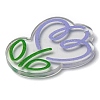 Transparent Acrylic Pendants MACR-Q160-02F-3