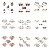 45Pcs 9 Styles Alloy Enamel Connector Charms ENAM-CJ0004-79-8