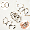 10Pcs Zinc Alloy Spring Gate Rings FIND-SP0004-31P-5