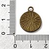 Tibetan Style Pendant Cabochon Settings X-TIBE-A23176-AB-FF-4