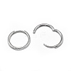 925 Sterling Silver Hoop Earrings STER-L057-077D-2