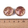 Windmill Spiral Pattern Vintage Handmade Porcelain Beads PORC-N013-19-03-3