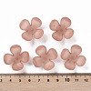Frosted Acrylic Bead Caps MACR-S371-06A-763-4