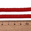 Handmade Polymer Clay Beads Strands CLAY-R089-6mm-036-4