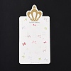 Rectangle Crown Earring Display Cards CDIS-P007-D01-2
