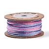 30M Segment Dyed Macrame Cotton Cord OCOR-T018-01O-1