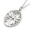 Non-Tarnish 304 Stainless Steel Pendant Necklaces NJEW-P306-02P-1